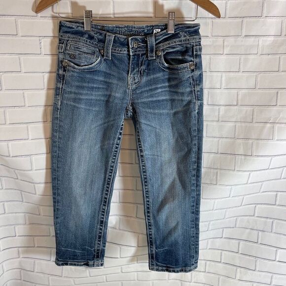 Miss Me Denim Capris JP5163P2 Sz 26 - Picture 1 of 14